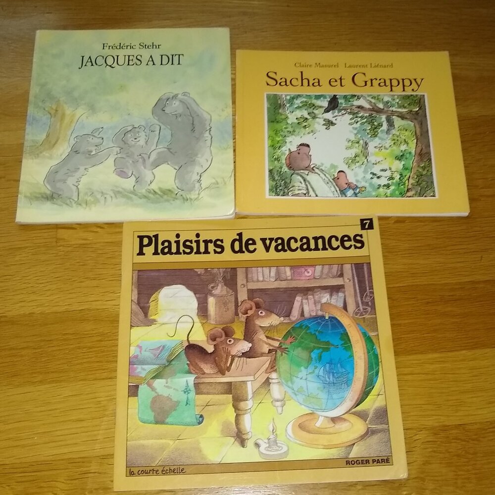 Jacques a dit, Plaisirs de Vacances, Sacha et Grappy 2.81 French x 3 Paperbacks